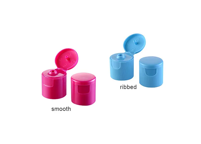 Ribbed Plastic Flip Top Cap PP Dispensing Closures