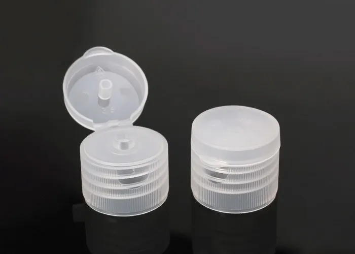 Ribbed Plastic Flip Top Cap PP Dispensing Closures