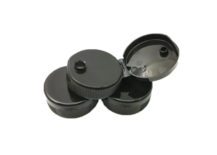 Ribbed Plastic Flip Top Cap PP Dispensing Closures