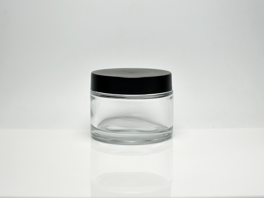 120ml 4oz Glass Cosmetic Jars With Lids Straight Sided