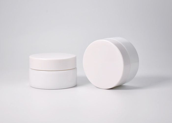 15ml milk white opaque glass cosmetic jars supply and wholesale