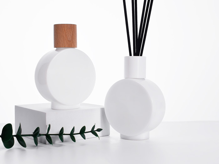 Semicircle Home Fragrance Bottles Opal & Flint Glass 100ml