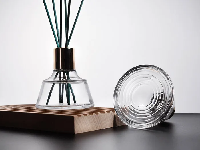 Seasonal Bell-shaped Glass Diffuser Bottles Opal & Flint Glass 100ml