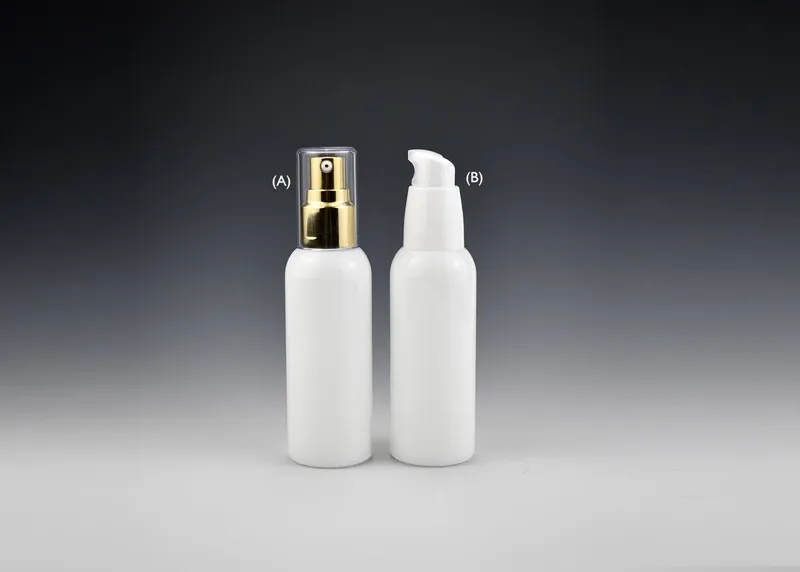 Opal White UV Resistant Glass Cosmetic Bottles 50ml