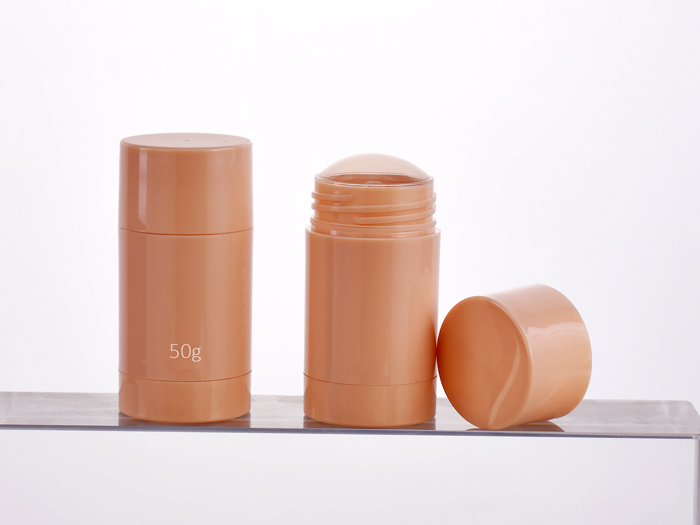 empty cylinder round Deodorant Twist Up Empty Containers With Cap 6g - 90g