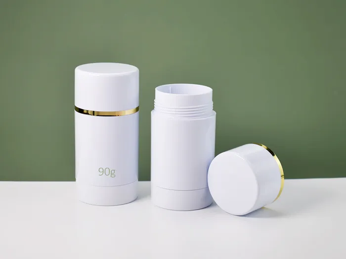 Round Deodorant Twist Up Empty Containers With Cap 6g - 90g