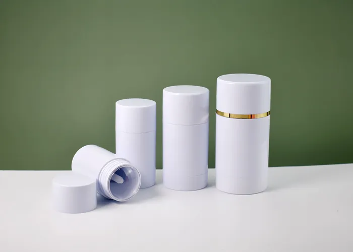 Round Deodorant Twist Up Empty Containers With Cap 6g - 90g