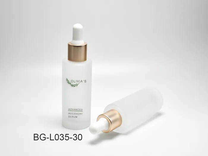 30ml Slim Tall Glass Dropper Bottles For Cosmetic