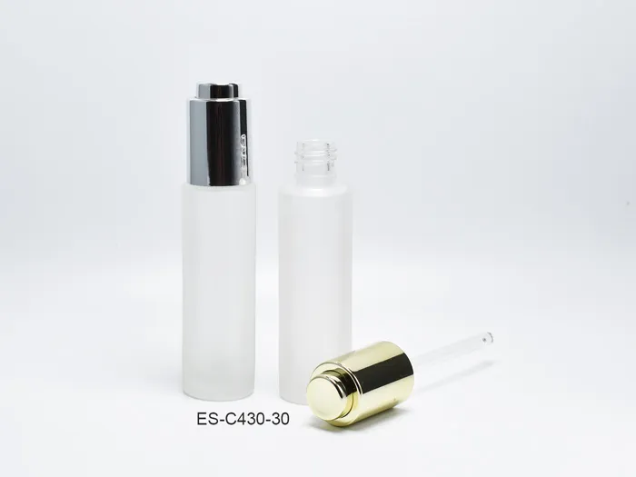 30ml Slim Tall Glass Dropper Bottles For Cosmetic