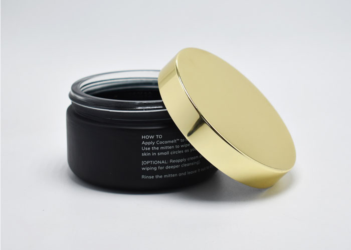 shiny gold 89-400 aluminum jar cap with PP inner cap at dia 92mm in stock for sale