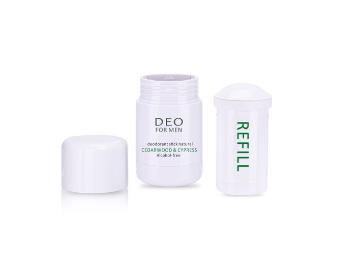 empty refillable deodorant stick container for bulk wholesale and custom design