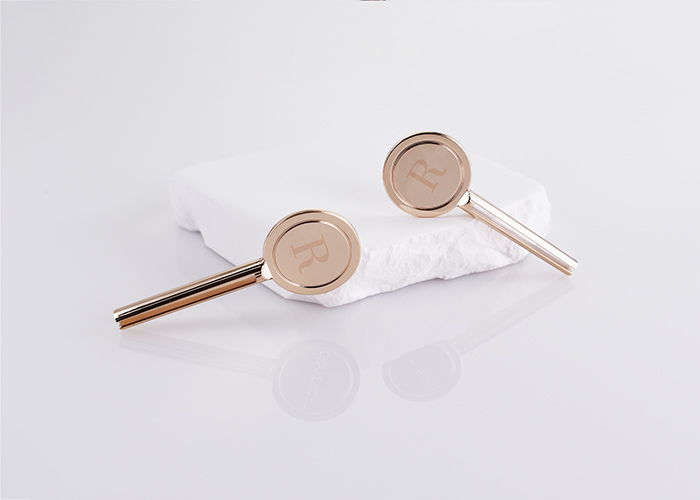 Key-Shaped Metal Zamac Facial Cream Spatula & Spoon