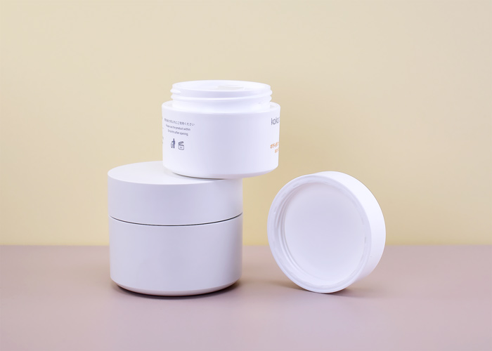 cylinder round luxury cosmetic jar container for skincare products