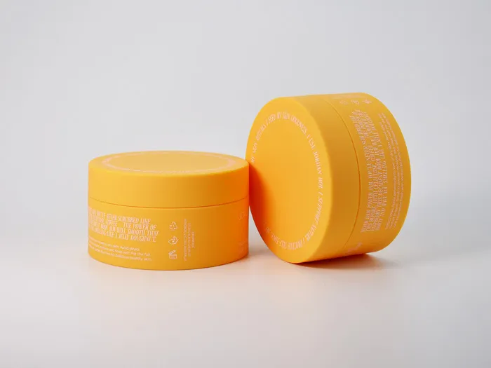 Sustainable Plastic Cosmetic Jar Cylinderical 150ml