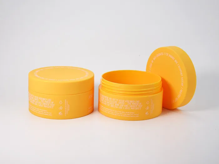Sustainable Plastic Cosmetic Jar Cylinderical 150ml