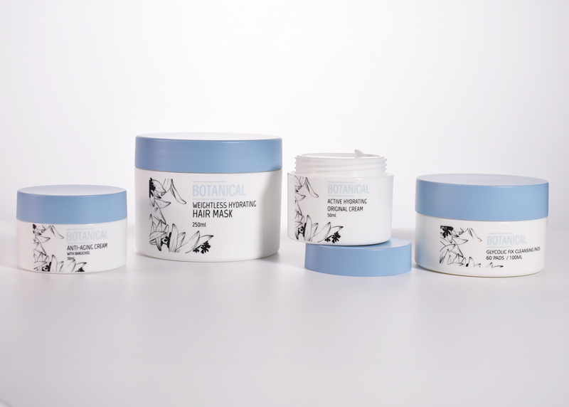 Double Wall Plastic PP Cosmetic Jars For Cream