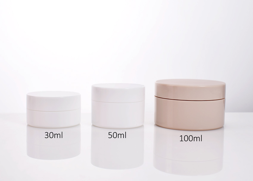 straight-sided plastic PP cosmetic jars for wholesale & custom