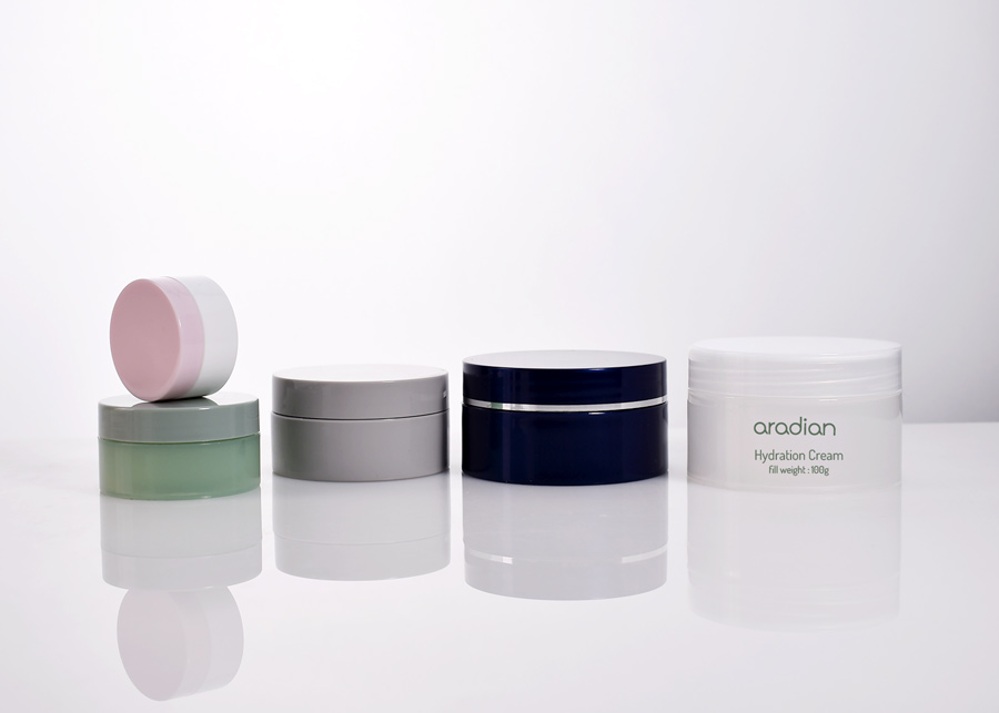 recyclable & recycled eco friendly cosmetic jars PP