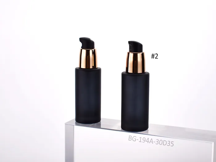 30ml Heavy Glass Cosmetic Bottles and Pump