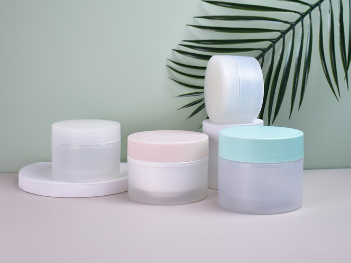 Cylinder Round Sustainable PP Cosmetic Jar Packaging
