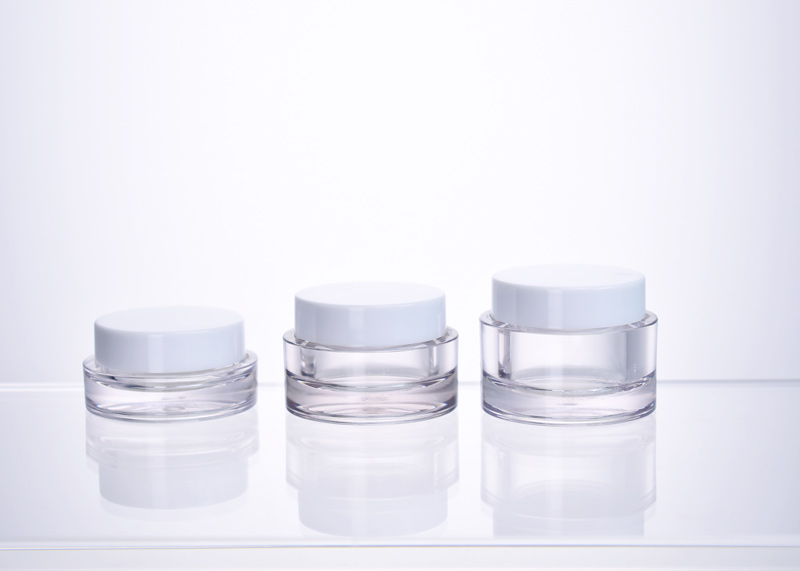 thick wall PETG cosmetic jars as primary skincare packaging