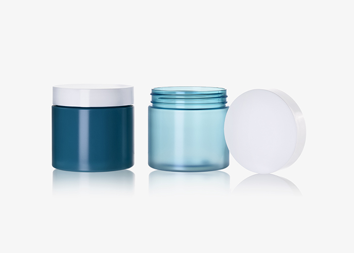 heavy wall PET cosmetic jars for beauty brands to wholesale or customize