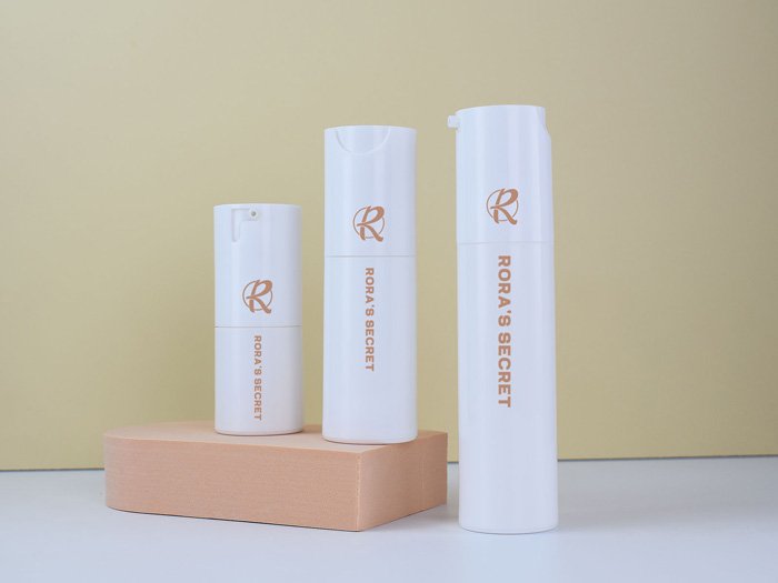 Rotatable Airless Cosmetic Bottles PP skincare packaging