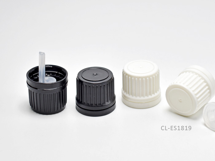 18mm Plastic Tamper Evident cap & Orifice Reducer For Essential Oil Bottles