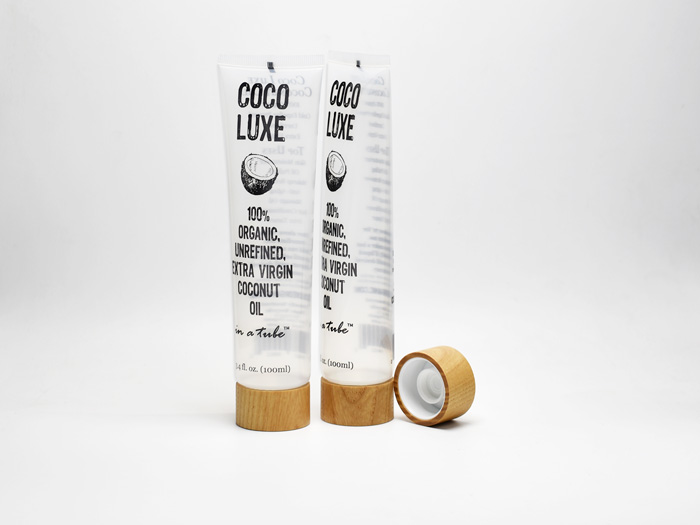 Sustainable and recyclable bamboo cap with tube for beauty and personal care, perfect for eco-conscious skincare and beauty brands. Customizable and available for wholesale.