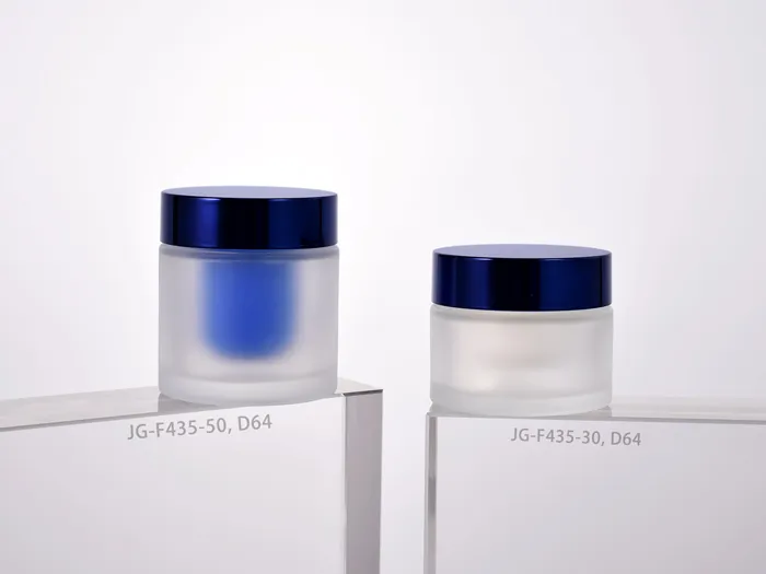 Glass Jars With Refill For Cosmetic 30ml 50ml