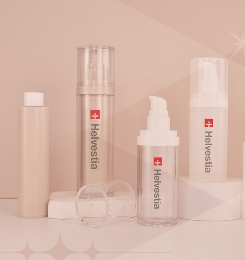 banner for page airless cosmetic pump bottle.