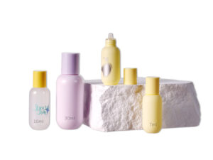 small empty boston round plastic squeezable dropper bottles