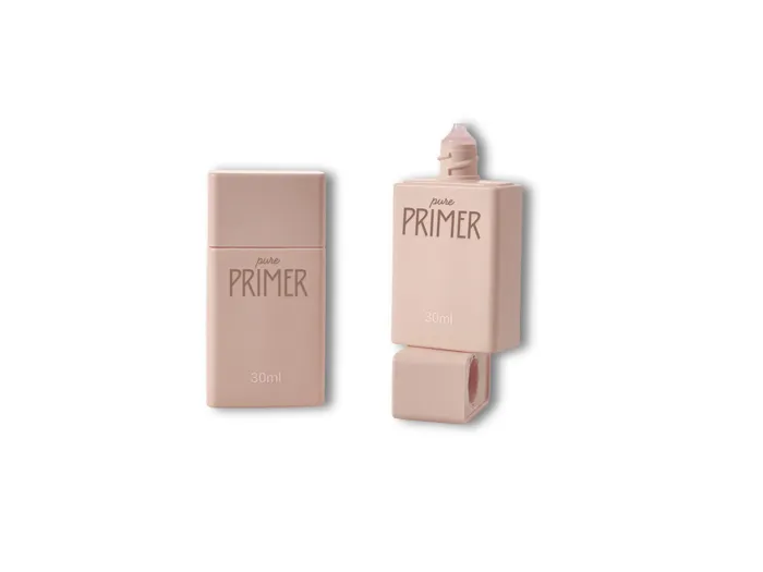Empty Rectangular HDPE Squeeze Bottle For Primer & Foundation 30ml