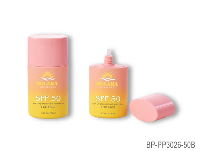 50ml empty sunscreen bottles