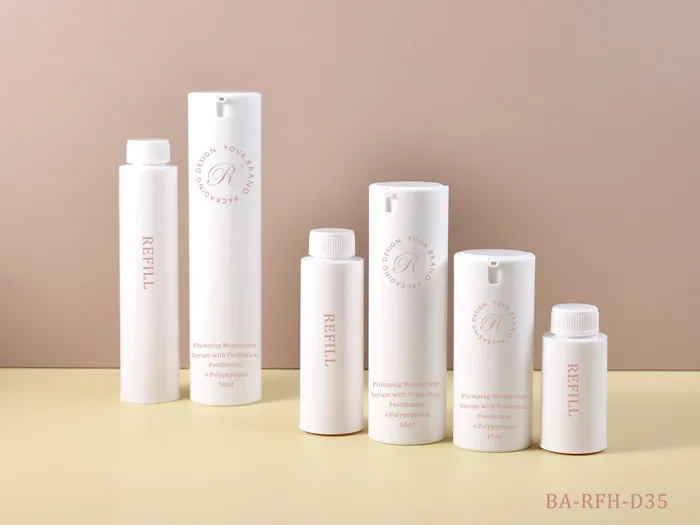 Empty Refillable Bottles with Pump for Sustainable Skincare