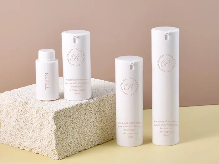 Empty Refillable Bottles with Pump for Sustainable Skincare