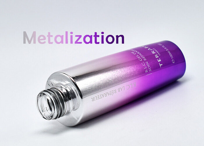 metalization for plastic & glass cosmetic jars & bottles