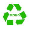 mono material recycle icon