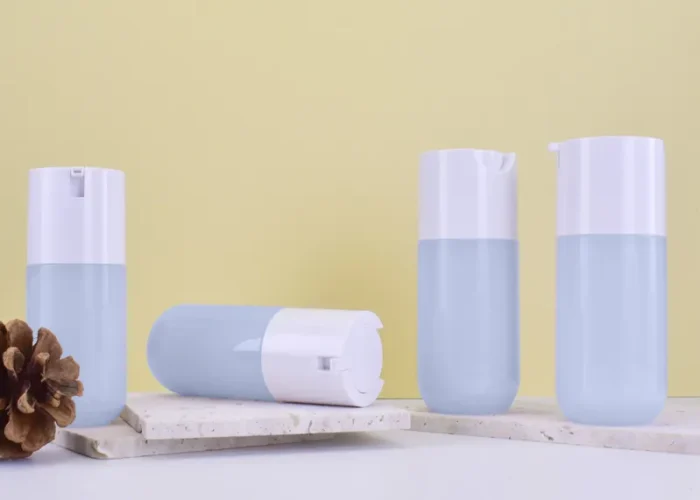 plastic airless cosmetic bottles as skincare packaging
