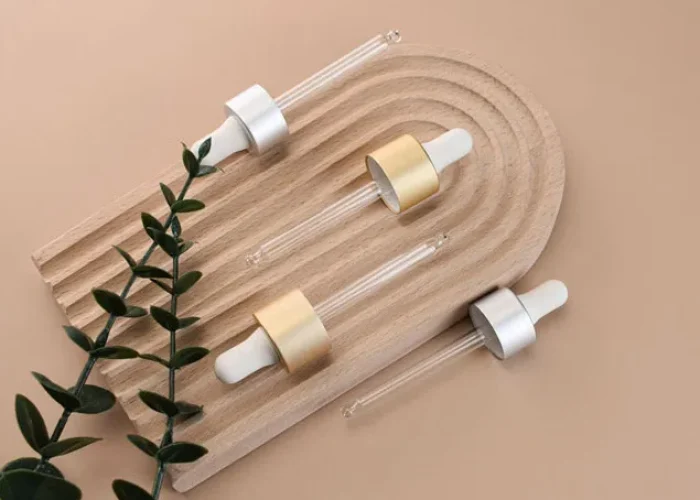 custom cosmetic dropper pipettes and closures