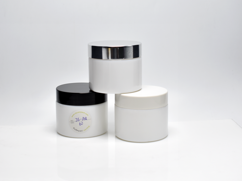 white glass primary cosmetic packaging Rayuen Packaging