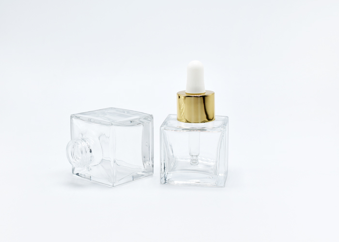 Cubical Glass Dropper Bottle 30ml | Rayuen Packaging
